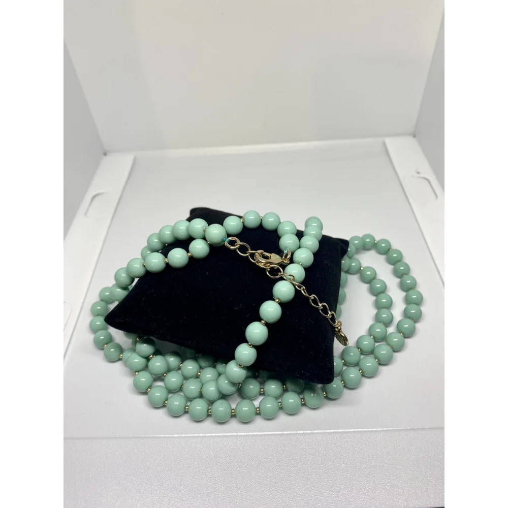 Charter Club Pearl Necklace Women’s Bead Green Fashion Long Strand